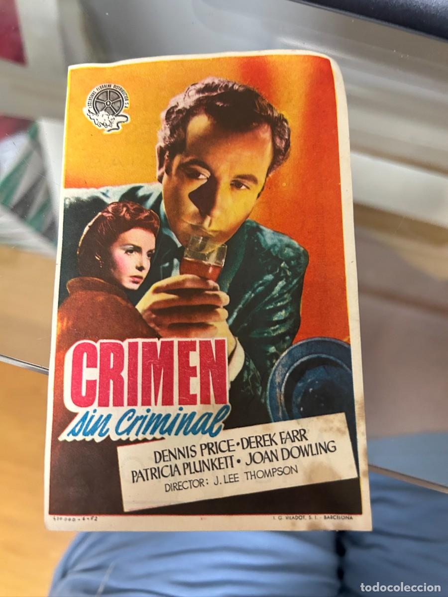 Cine: &ordm;438 crimen sin criminal cine monterrosa reus con publicidad buen estado