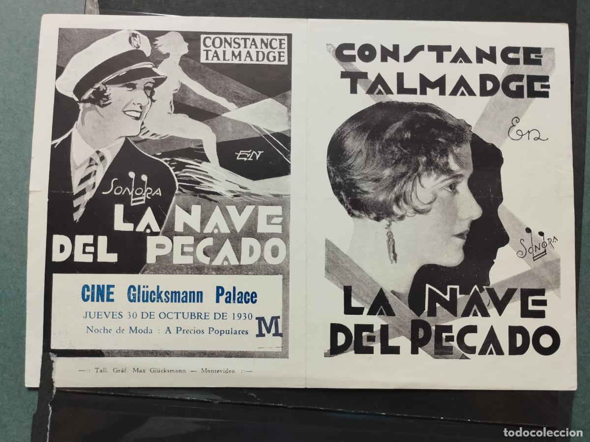Kino: BZB PROGRAMA DE CINE DOBLE. URUGUAY. LA NAVE DEL PECADO. PEQUE&Ntilde;A RAJITA.