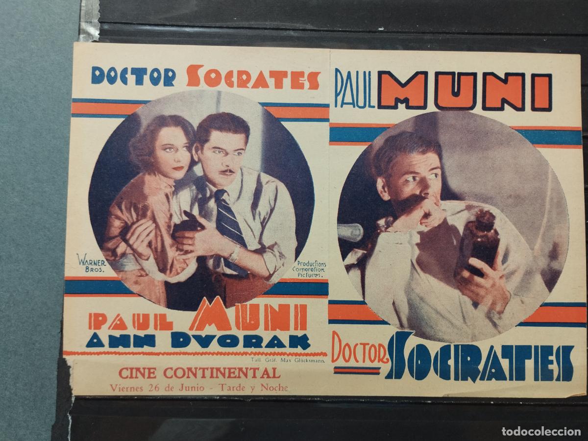 Kino: BZB PROGRAMA DE CINE DOBLE. URUGUAY. DOCTOR SOCRATES. CON PAUL MUNNI.