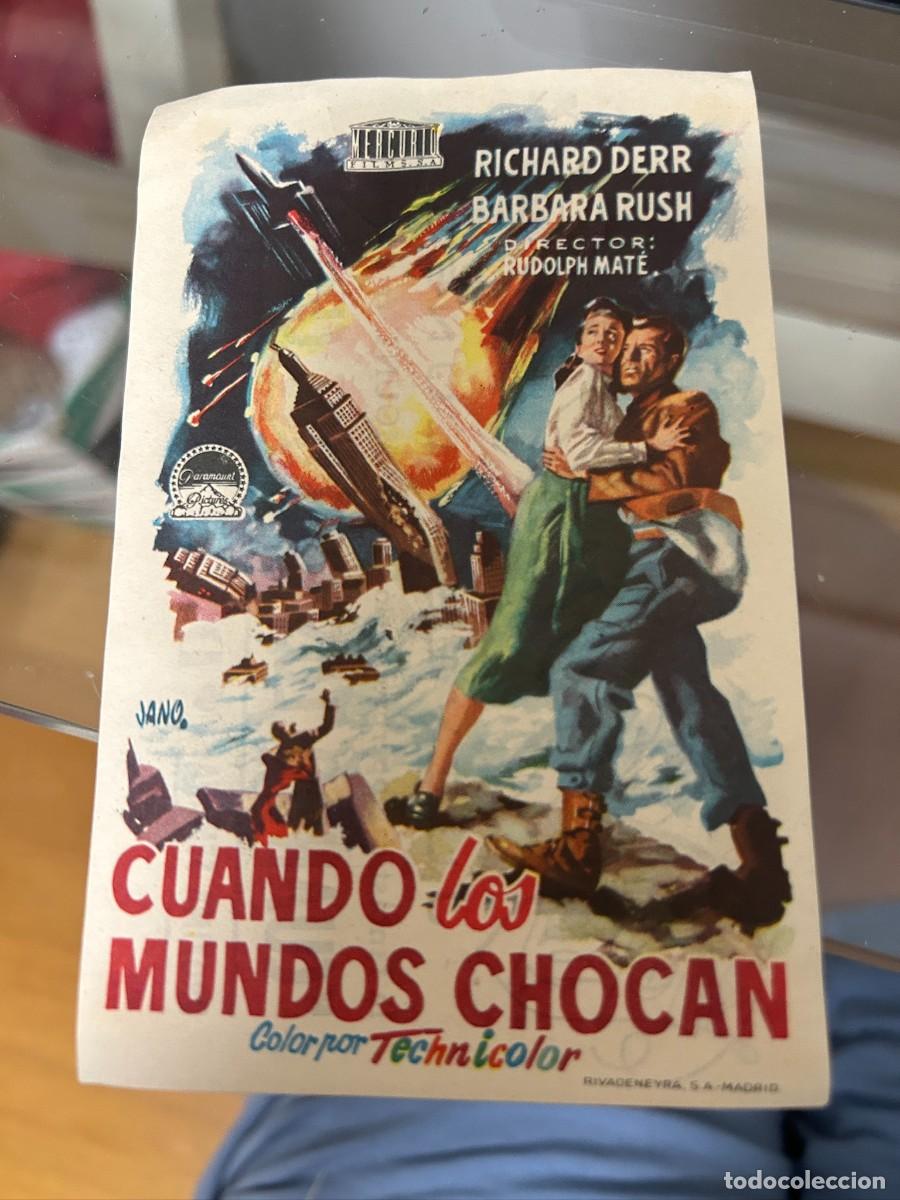 Cine: &ordm;446 cuan los mundos chocan cine monterrosa con publicidad buen estado