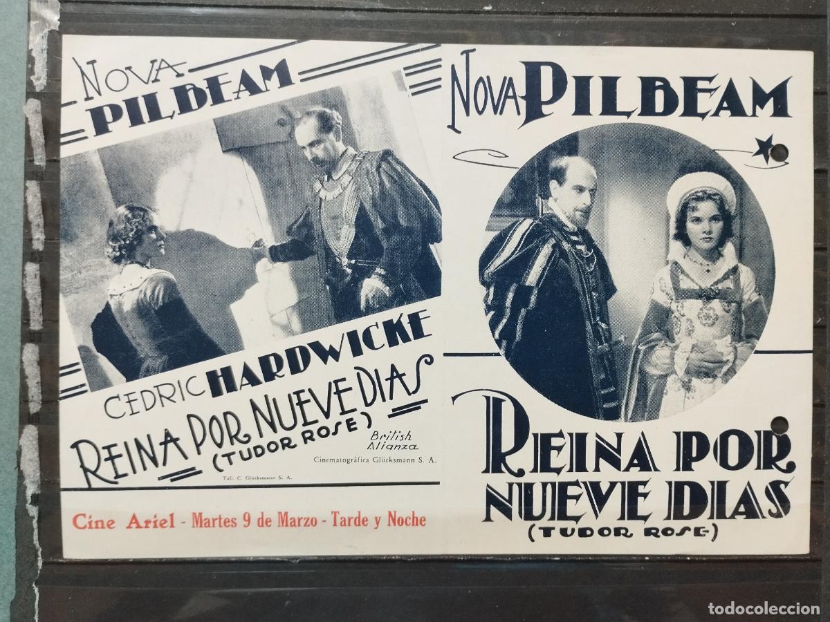 Kino: BZB PROGRAMA DE CINE DOBLE. URUGUAY. REINA POR NUEVE DIAS. DOS TALADROS LADO DERECHO.