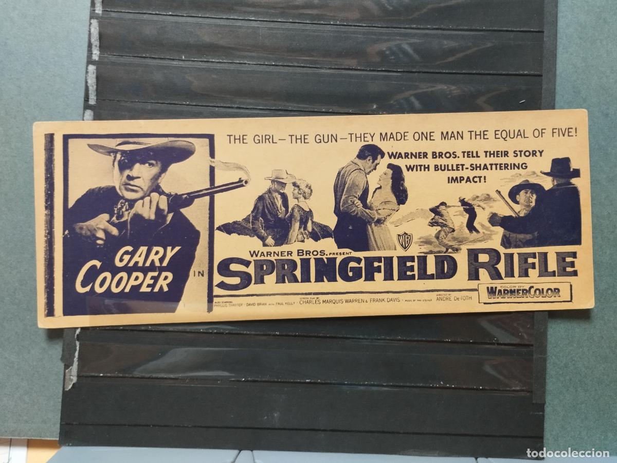 Cine: BZB PROGRAMA DE CINE PARA TAQUILLA. EL RIFLE DE SPRINGFIELD. CON GARY COOPER - Foto 1