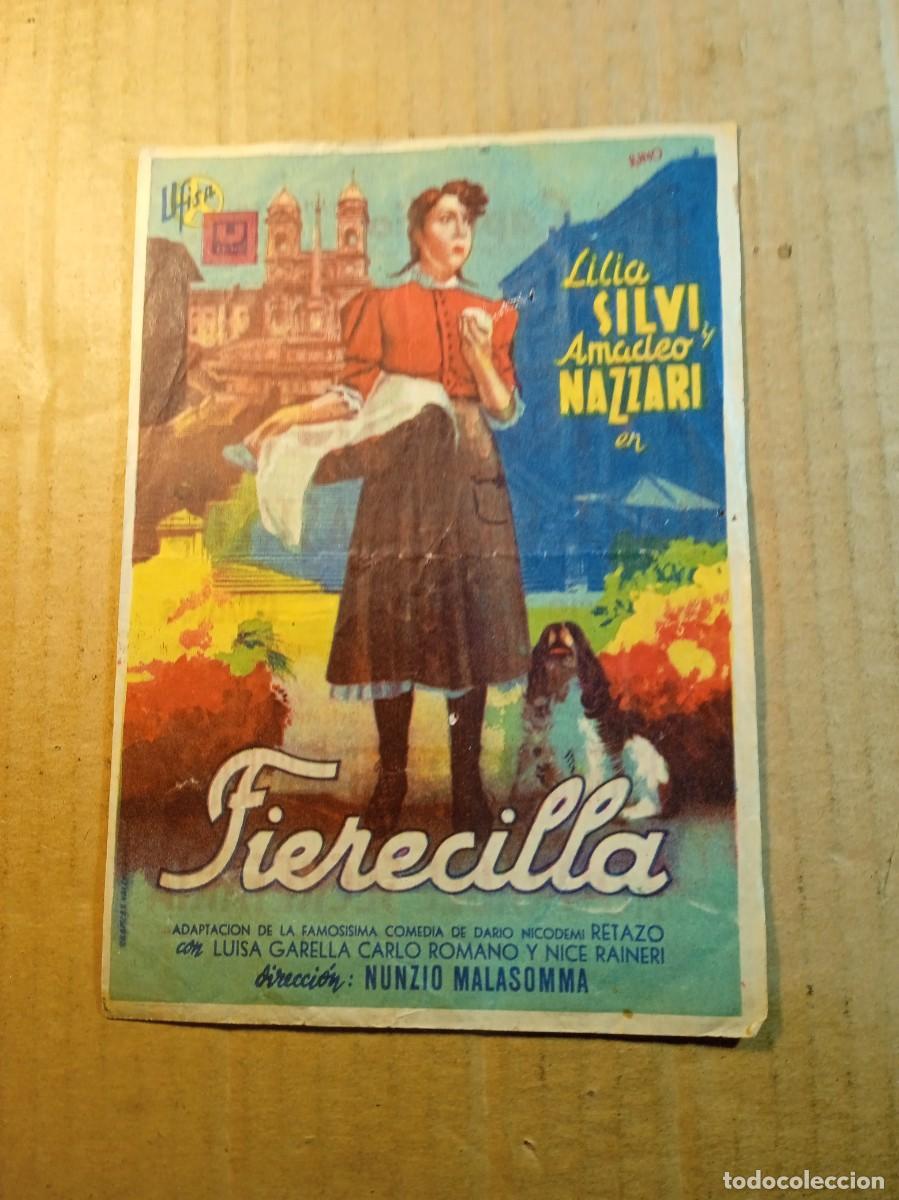  Foglietti di film di film antichi di cinema: FOLLETO DE MANO CON PUBLICIDAD FIERECILLA