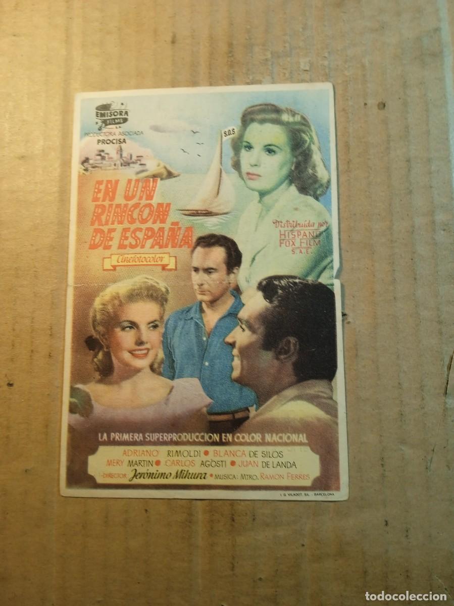 Kino: FOLLETO DE MANO CON PUBLICIDAD EN UN RINCON DE ESPA&Ntilde;A