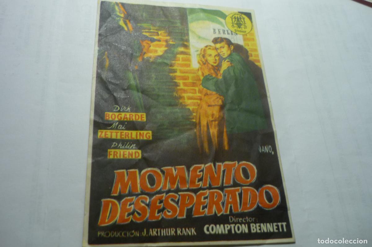 Cine: programa momento desesperado.-publicidad