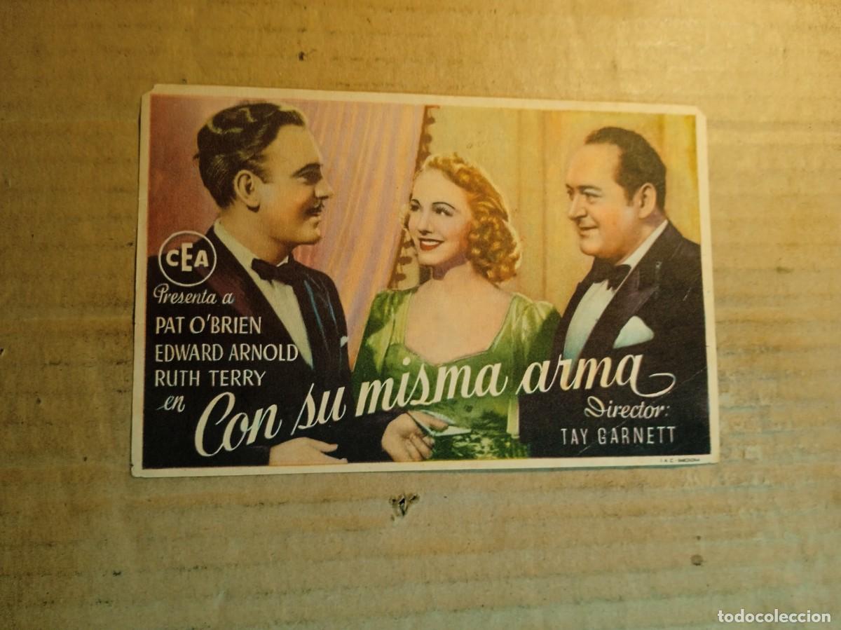  Flyers Publicitaires de films Anciens: FOLLETO DE MANO CON PUBLICIDAD CON SU MISMA ARMA