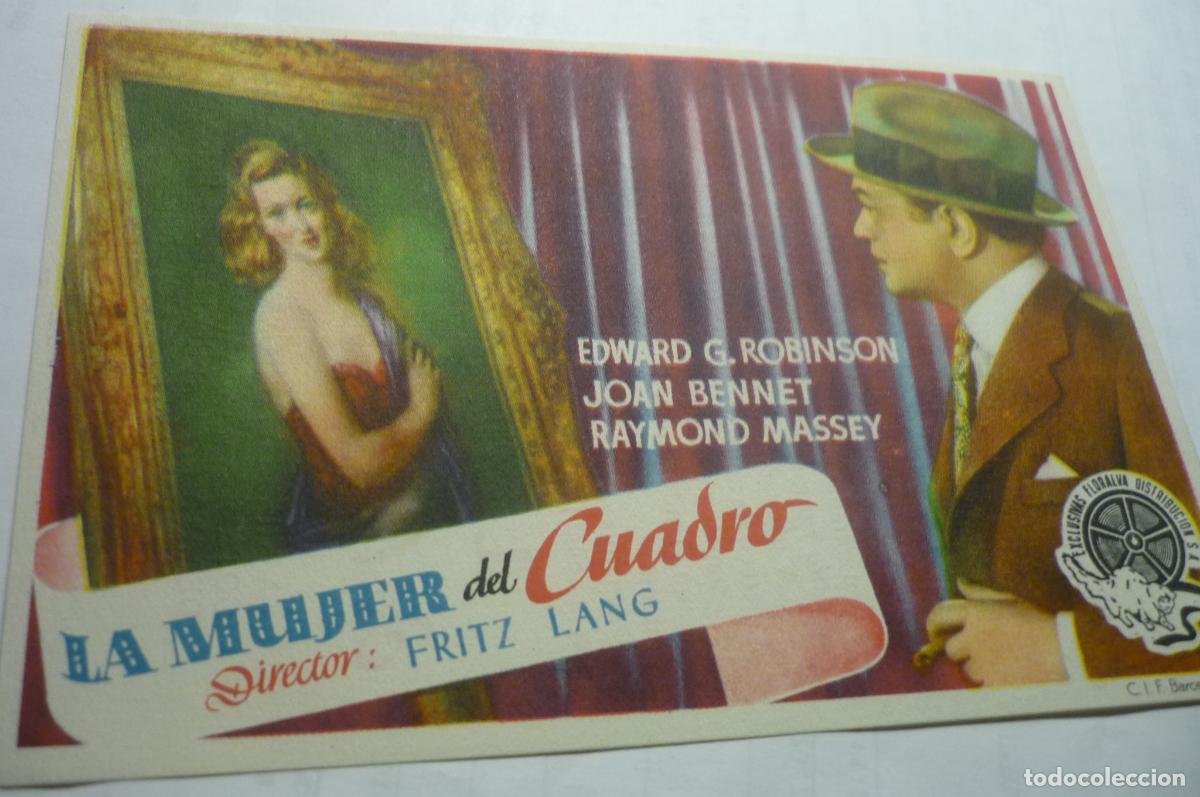 Cine: programa la mujer del cuadro -joan bennet publicidad - Foto 1
