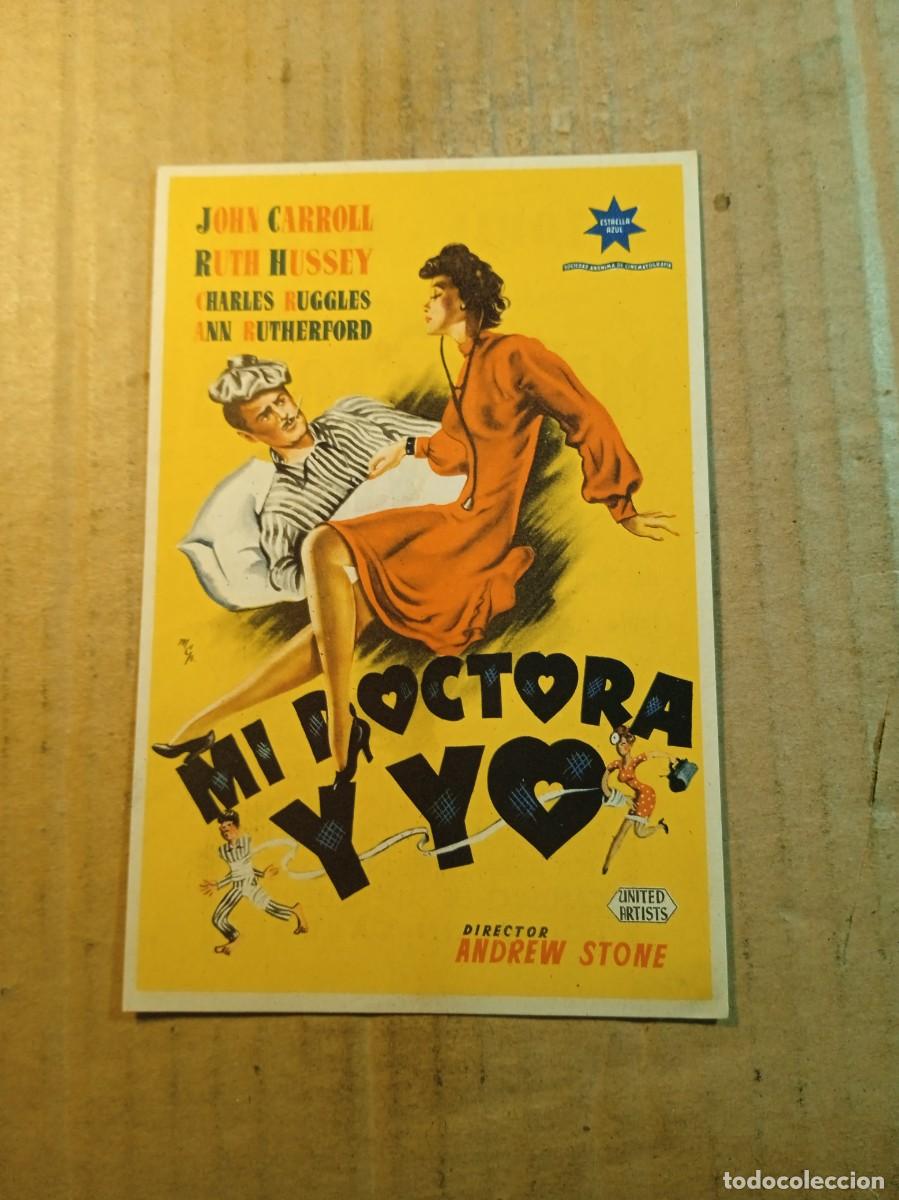  Foglietti di film di film antichi di cinema: FOLLETO DE MANO CON PUBLICIDAD MI DOCTORA Y YO
