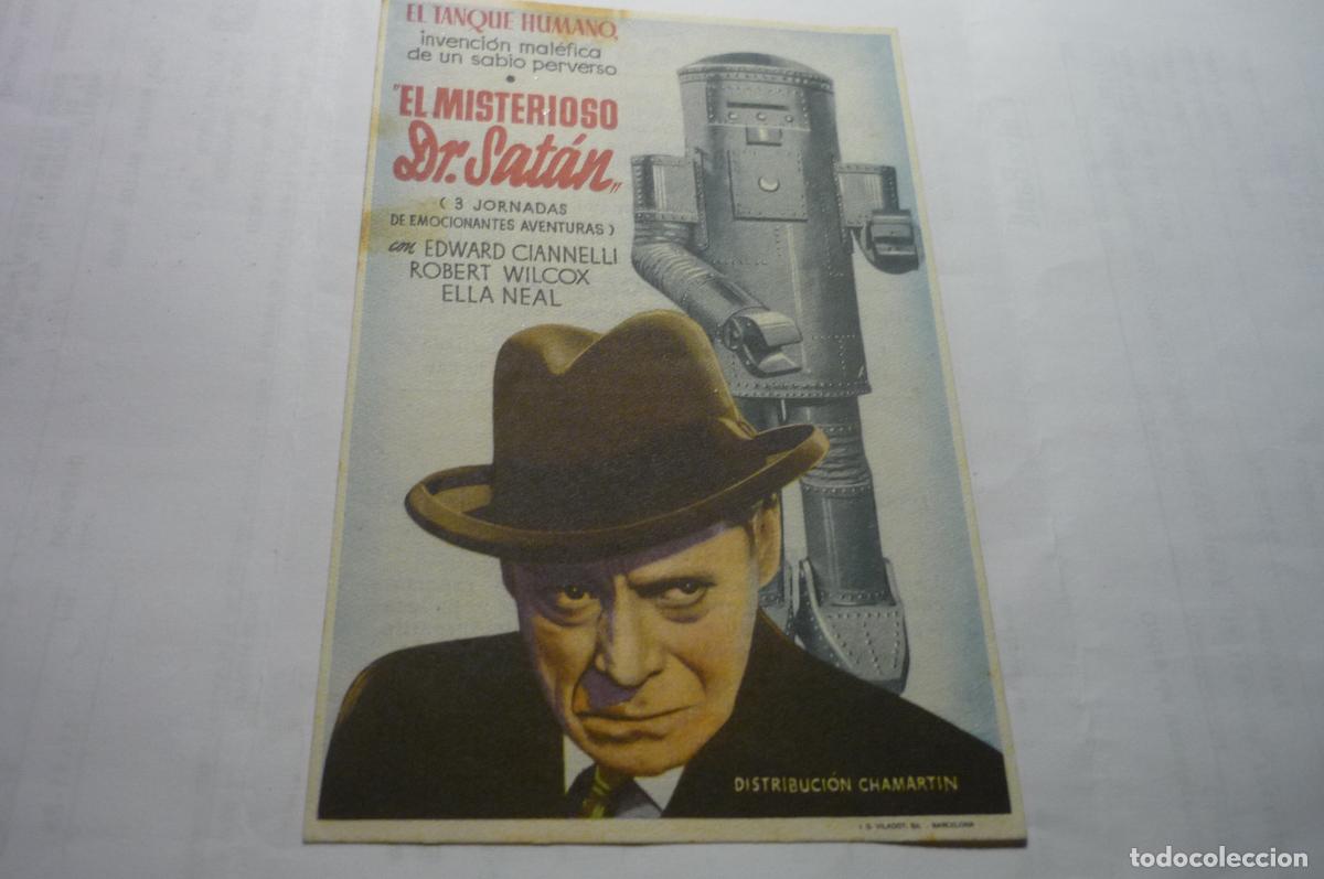 Cine: PROGRAMA EL MISTERIORO DR.SATAN PUBLICIDAD - Foto 1