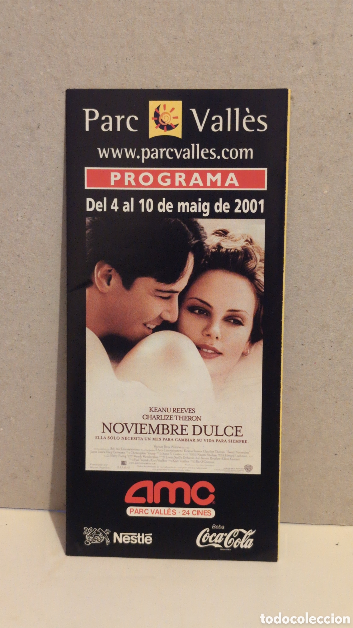 Cine: Programa de cine Estreno pel&iacute;cula. Noviembre Dulce. Charlize Theron, Keanu Reeves.