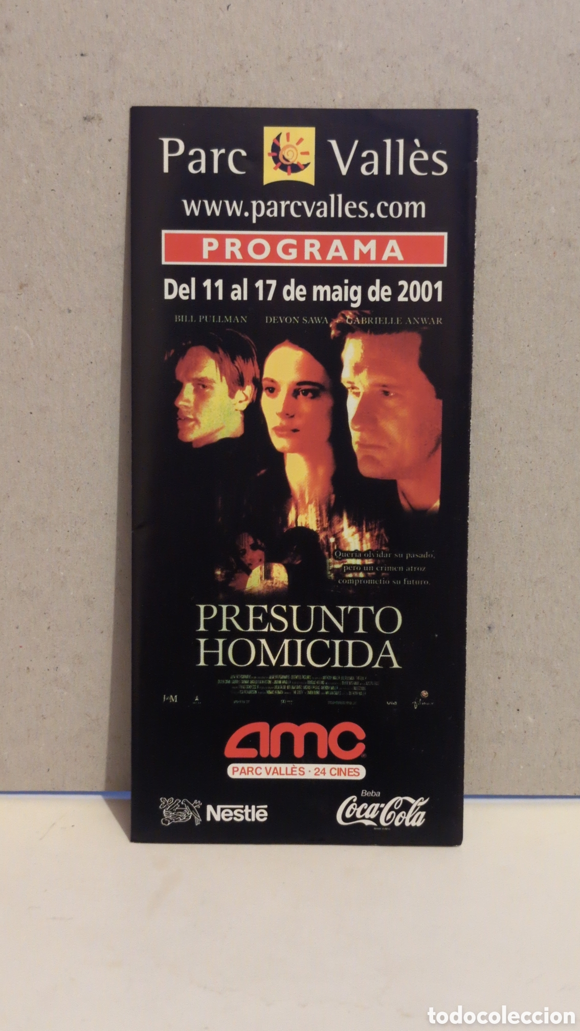 Cine: Programa de cine Estreno pel&iacute;cula. Presunto Homicida. Bill Pullman, Dewon Sawa