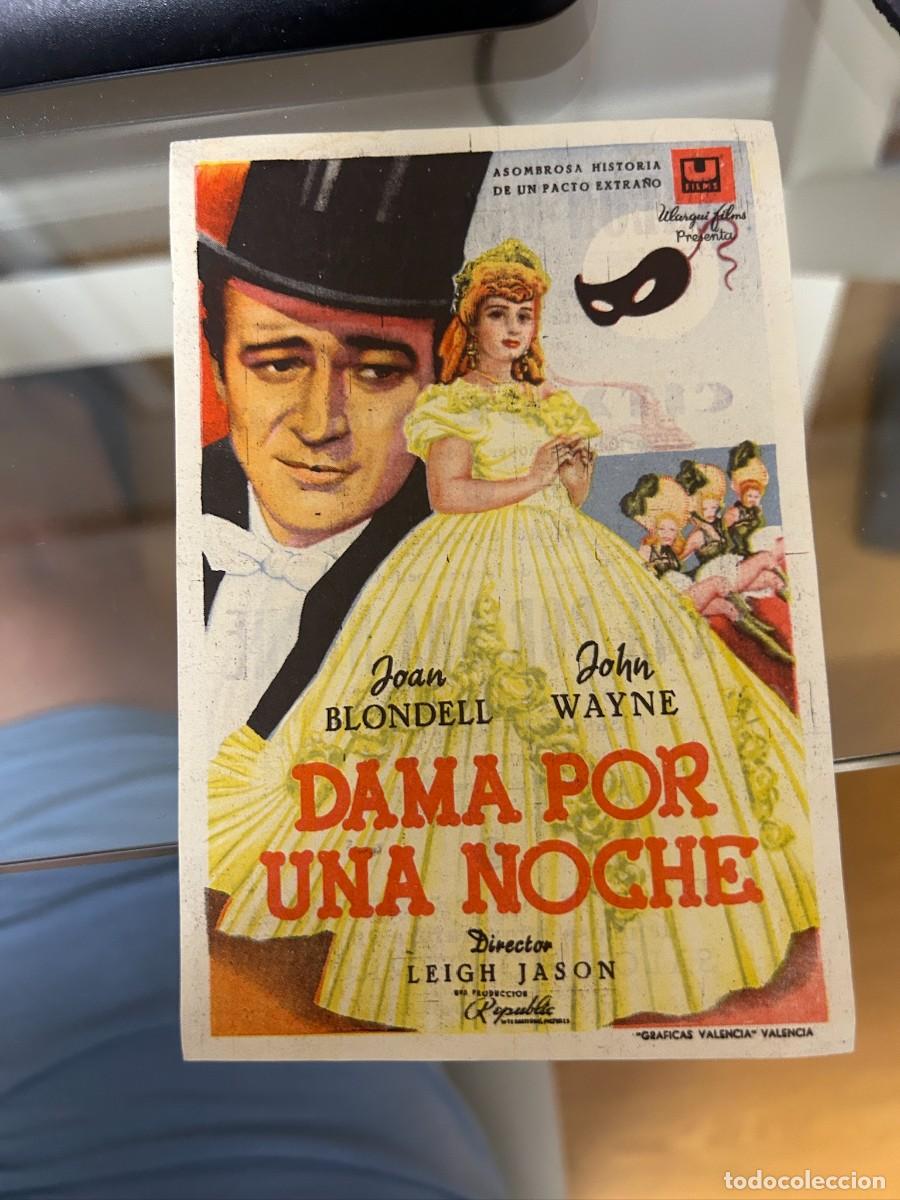 Cine: &ordm;469 dama por una noche salon monterrosa reus con publicidad buen estado