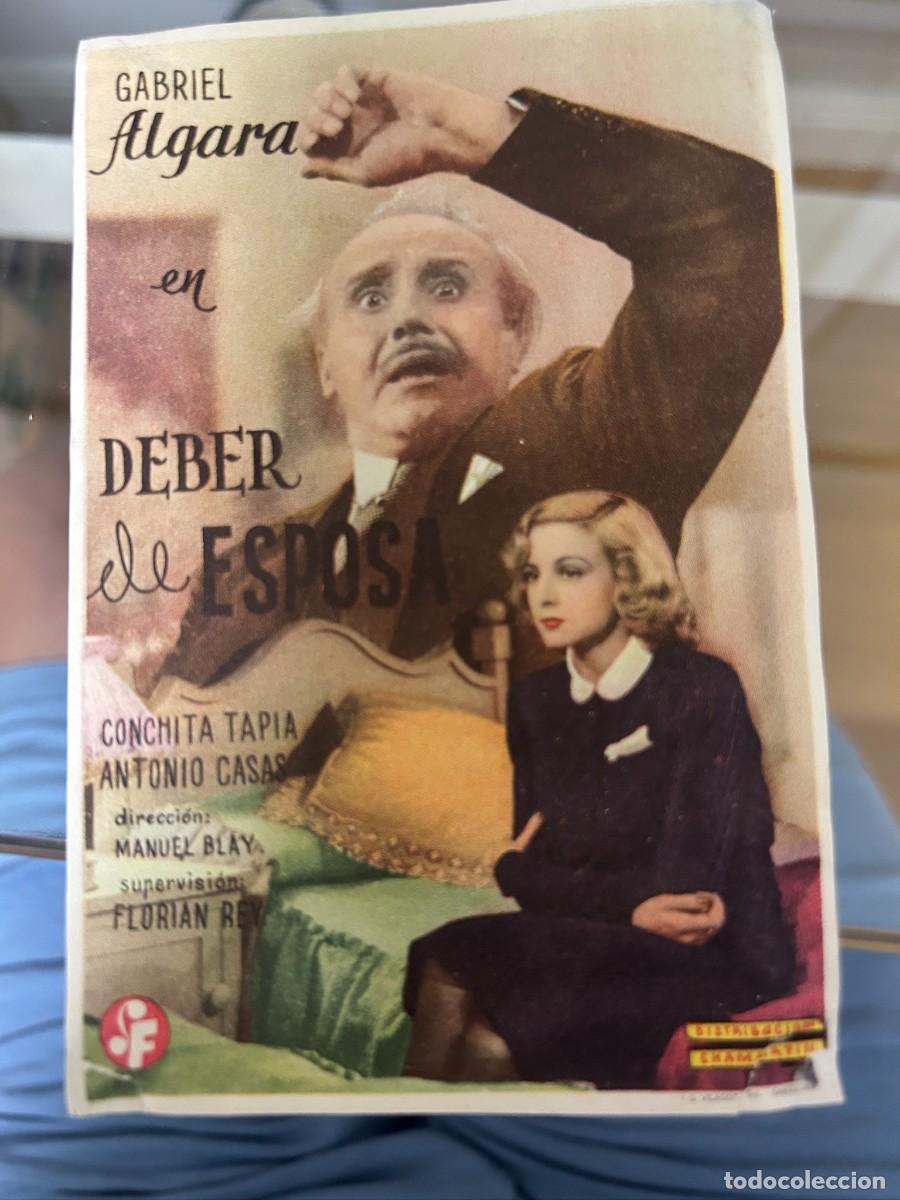 Cine: &ordm;471 deber de esposa sin publicidad buen estado