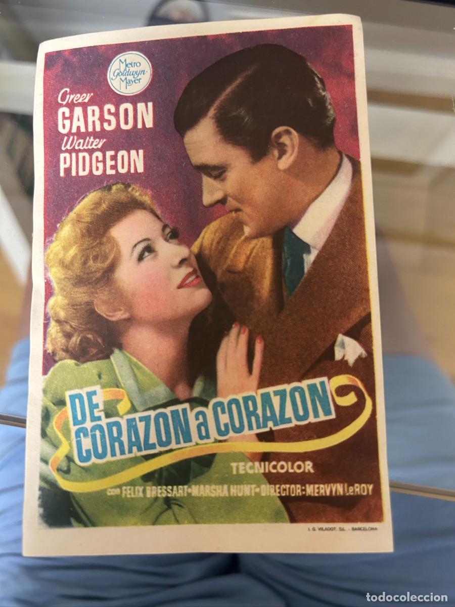 Cine: &ordm;475 de corazon a corazon sin publicidad buen estado - Foto 1