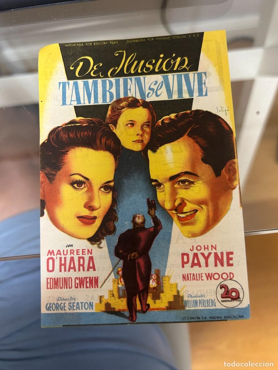Cine: &ordm;477 de ilusion tambien se vive cinema goya zaragoza con publicidad buen estado
