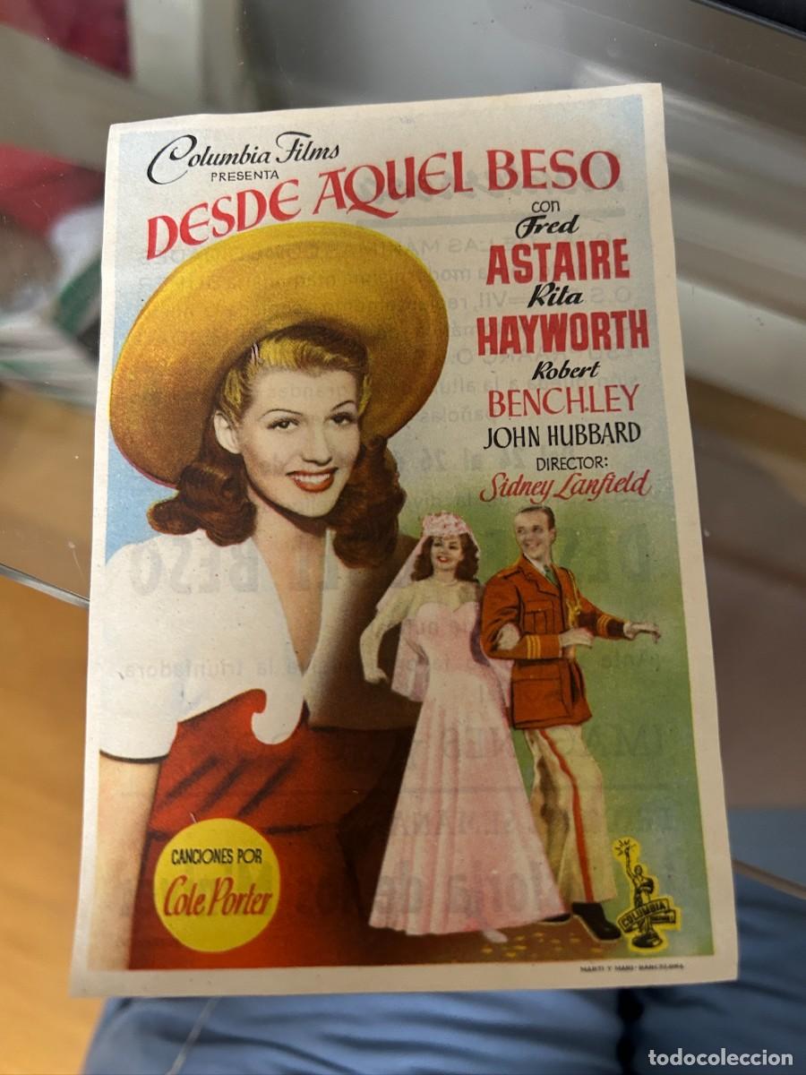 Cine: &ordm;486 desde aquel beso cine monterrosa reus con publicidad buen estado