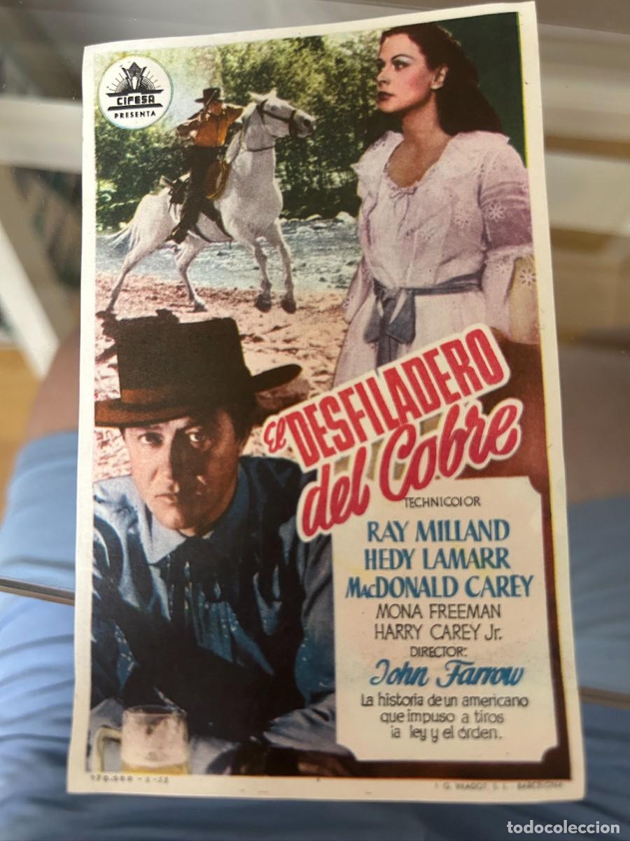 Cine: &ordm;491 el desfiladero del cobre sello de barcelona buen estado