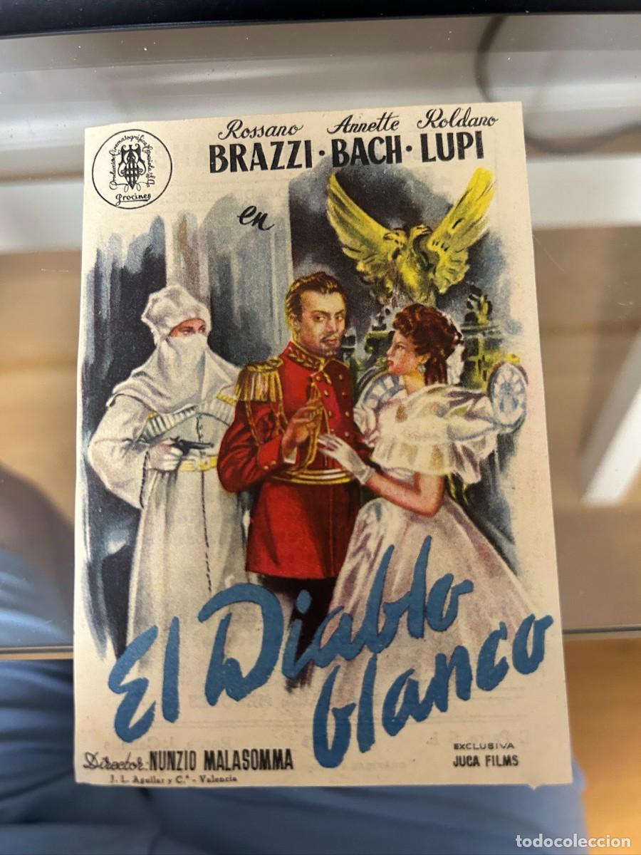 Cine: &ordm;512 el diablo blanco cinema alhambra zaragoza con publicidad buen estado