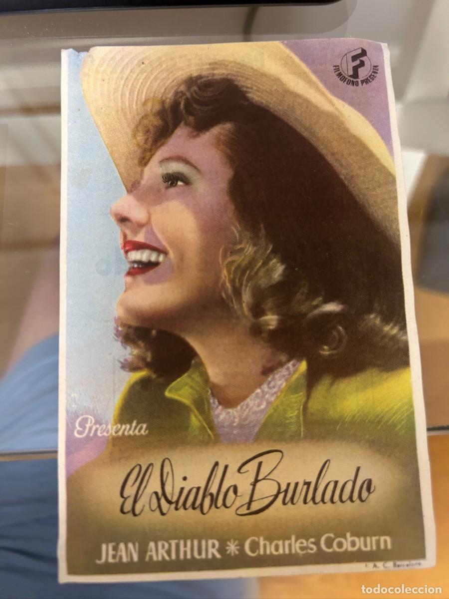 Cine: &ordm;513 el diablo burlado cinema proyecciones ciudad real con publicidad buen estado