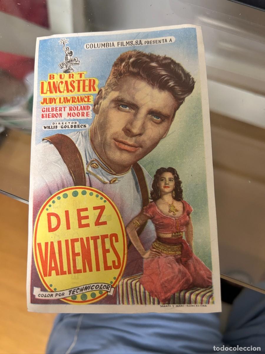 Cine: &ordm;522 diez valientes cine monterrosa reus con publicidad buen estado