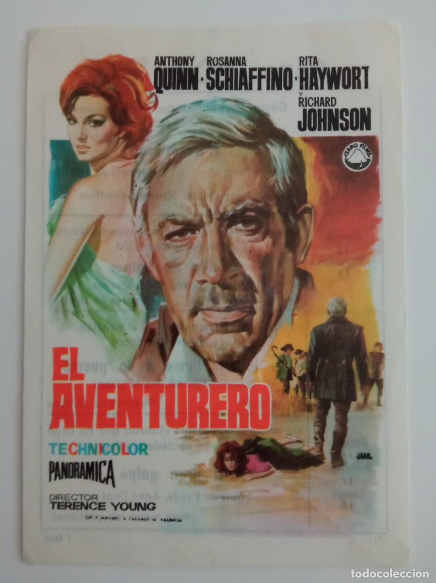 Cine: EL AVENTURERO, ANTHONY QUINN, RITA HAYWORTH, CINE MAR, PORTUGALETE, VIZCAYA