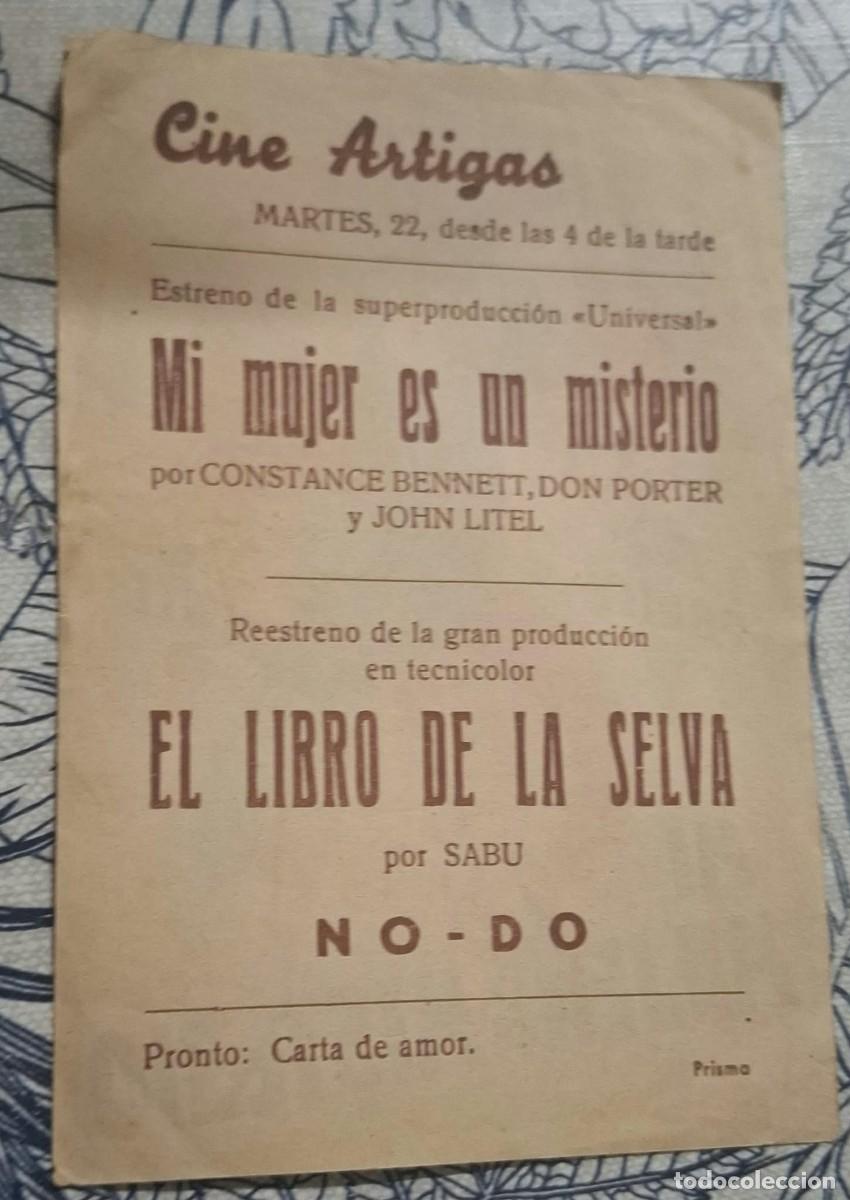 Cine: MI MUJER ES UN MISTERIO - PROGRAMA DE CINE - Foto 2