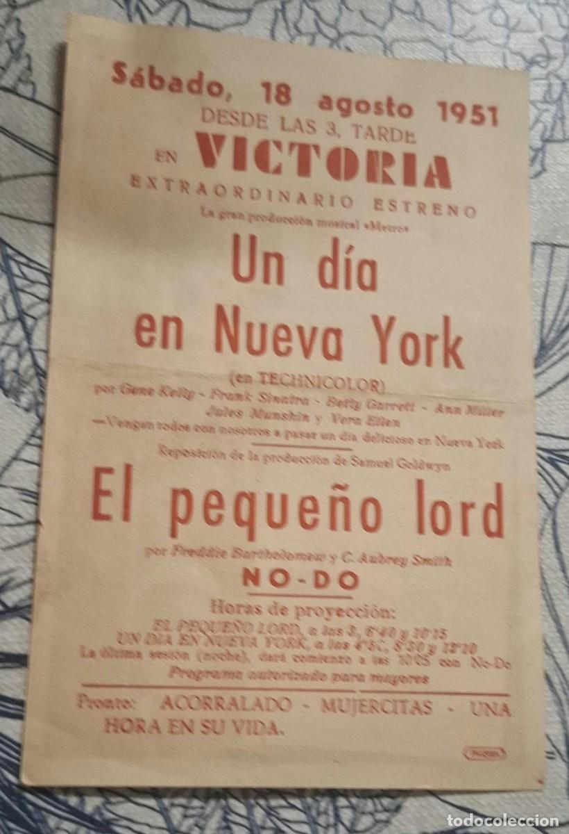 Cine: UN D&Iacute;A EN NUEVA YORK - PROGRAMA DE CINE - Foto 2