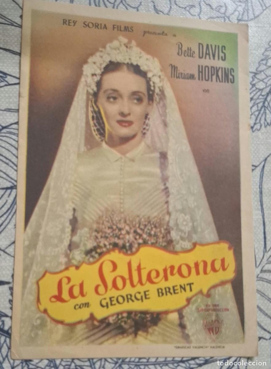 Cine: LA SOLTERONA - PROGRAMA DE CINE