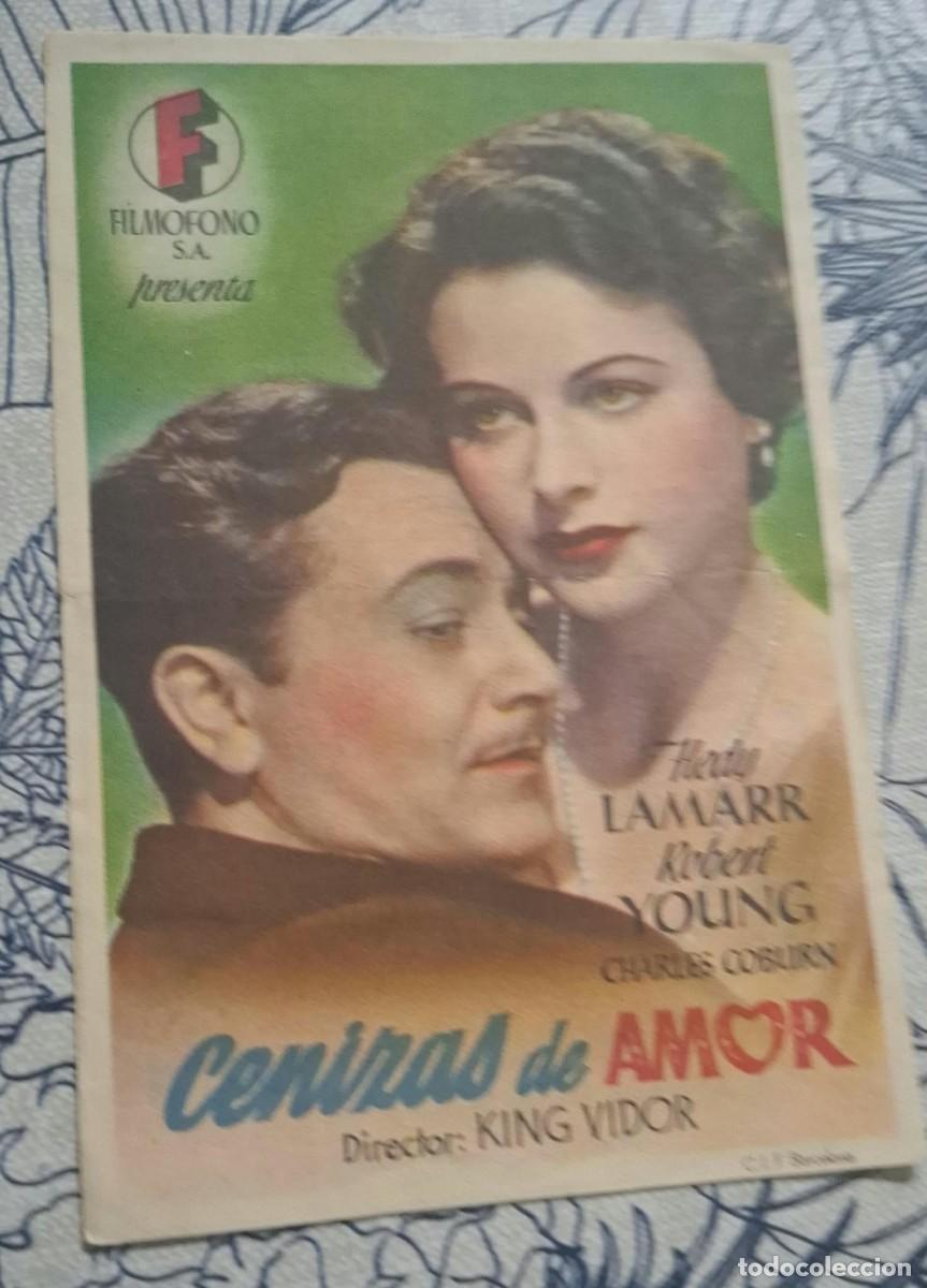 Cine: CENIZAS DE AMOR - PROGRAMA DE CINE