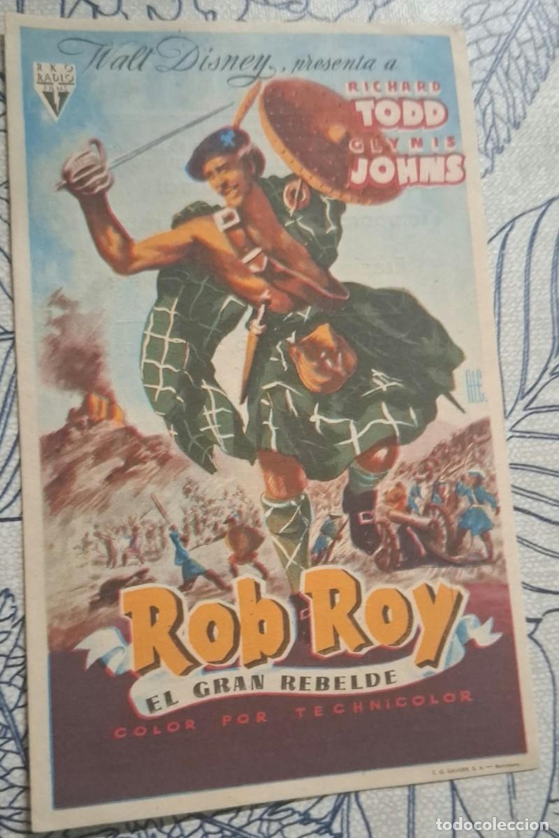 Cine: ROB-ROY EL GRAN REBELDE - PROGRAMA DE CINE - Foto 1