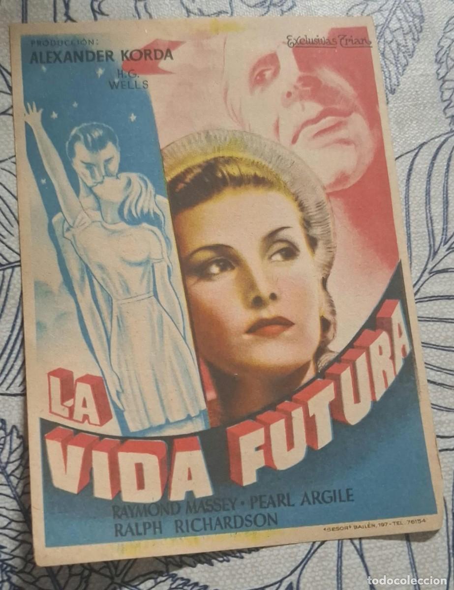 Cine: LA VIDA FUTURA - PROGRAMA DE CINE