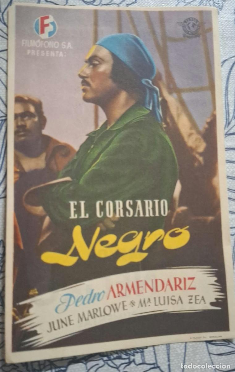 Cine: EL CORSARIO NEGRO - PROGRAMA DE CINE - Foto 1