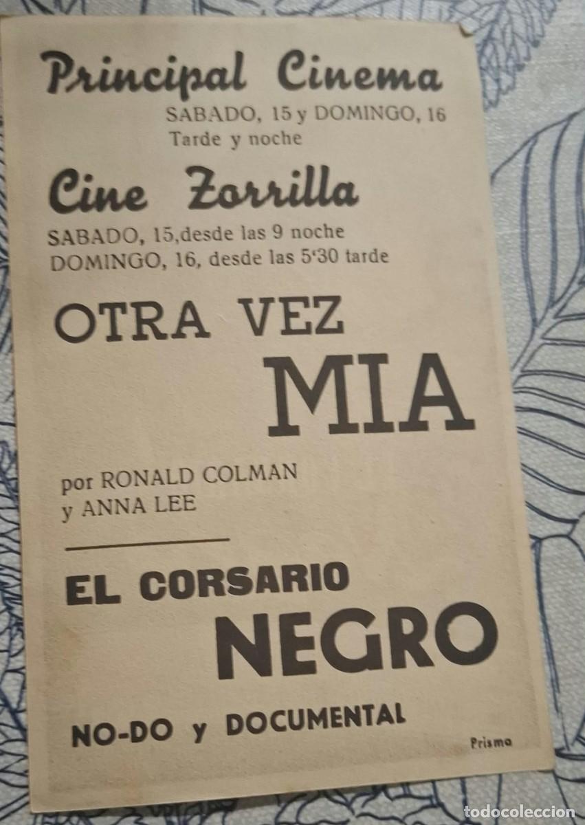 Cine: EL CORSARIO NEGRO - PROGRAMA DE CINE - Foto 2