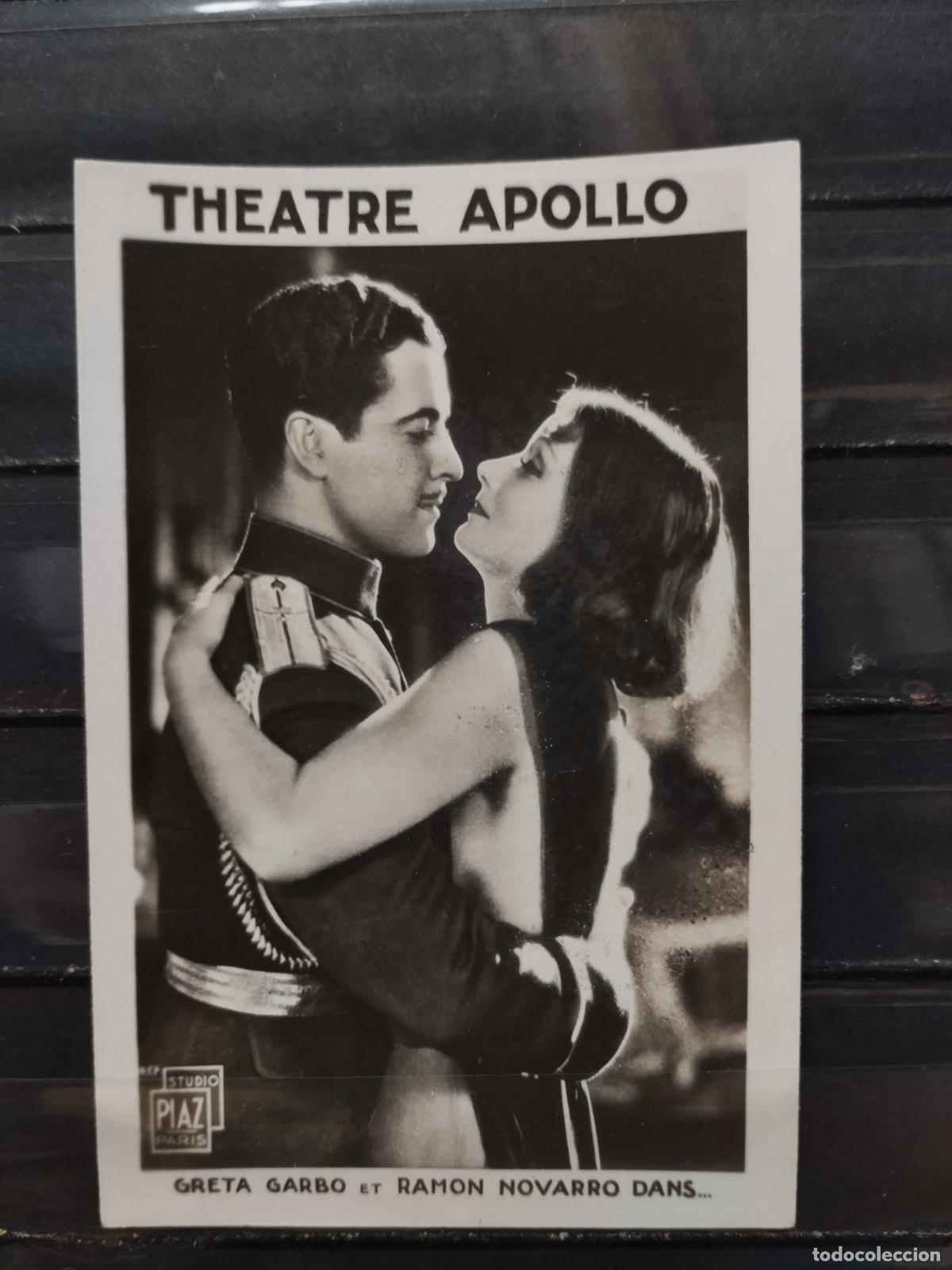 Folhetos de m&atilde;o de filmes antigos de cinema: BZB PROGRAMA DE CINE. TARJETA PEQUE&Ntilde;A. MATA HARI GRETA GARBO Y RAMON NOVARRO.