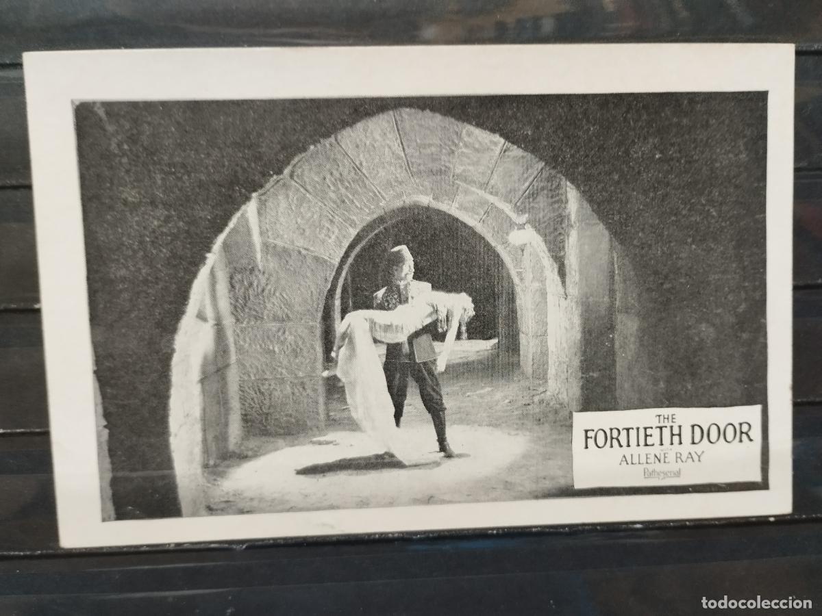 Foglietti di film di film antichi di cinema: BZB PROGRAMA DE CINE. TARJETA. LA CUADRAGESIMA PUERTA. CINE MUDO 1924. SIN DORSO. PERFECTA.