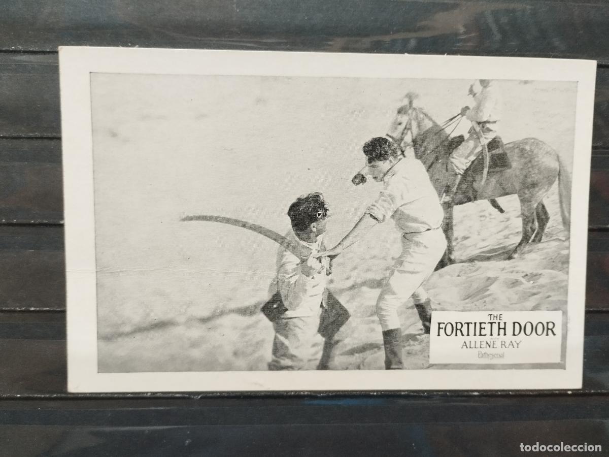 Flyers Publicitaires de Films Anciens: BZB PROGRAMA DE CINE. TARJETA. LA CUADRAGESIMA PUERTA. CINE MUDO 1924. SIN DORSO. PERFECTA.