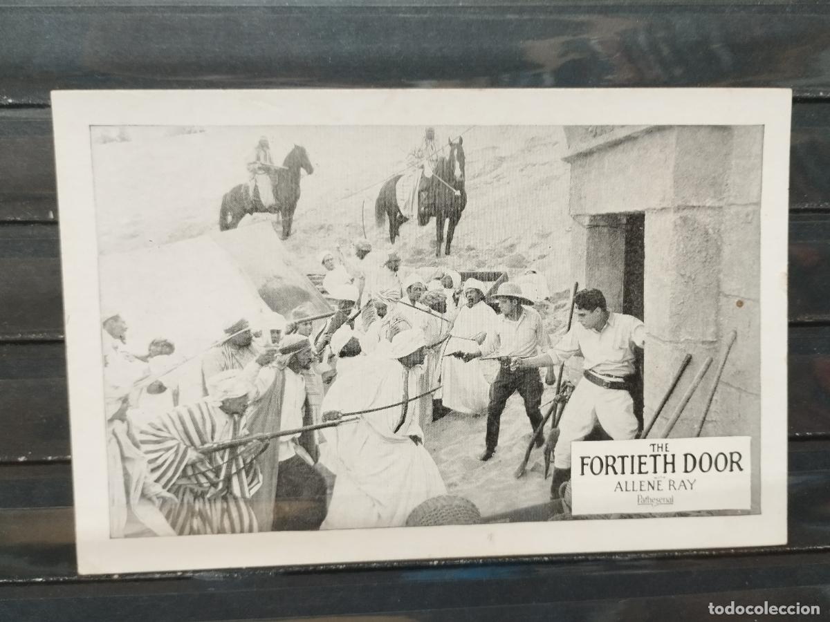 Foglietti di film di film antichi di cinema: BZB PROGRAMA DE CINE. TARJETA. LA CUADRAGESIMA PUERTA. CINE MUDO 1924. SIN DORSO. PERFECTA.