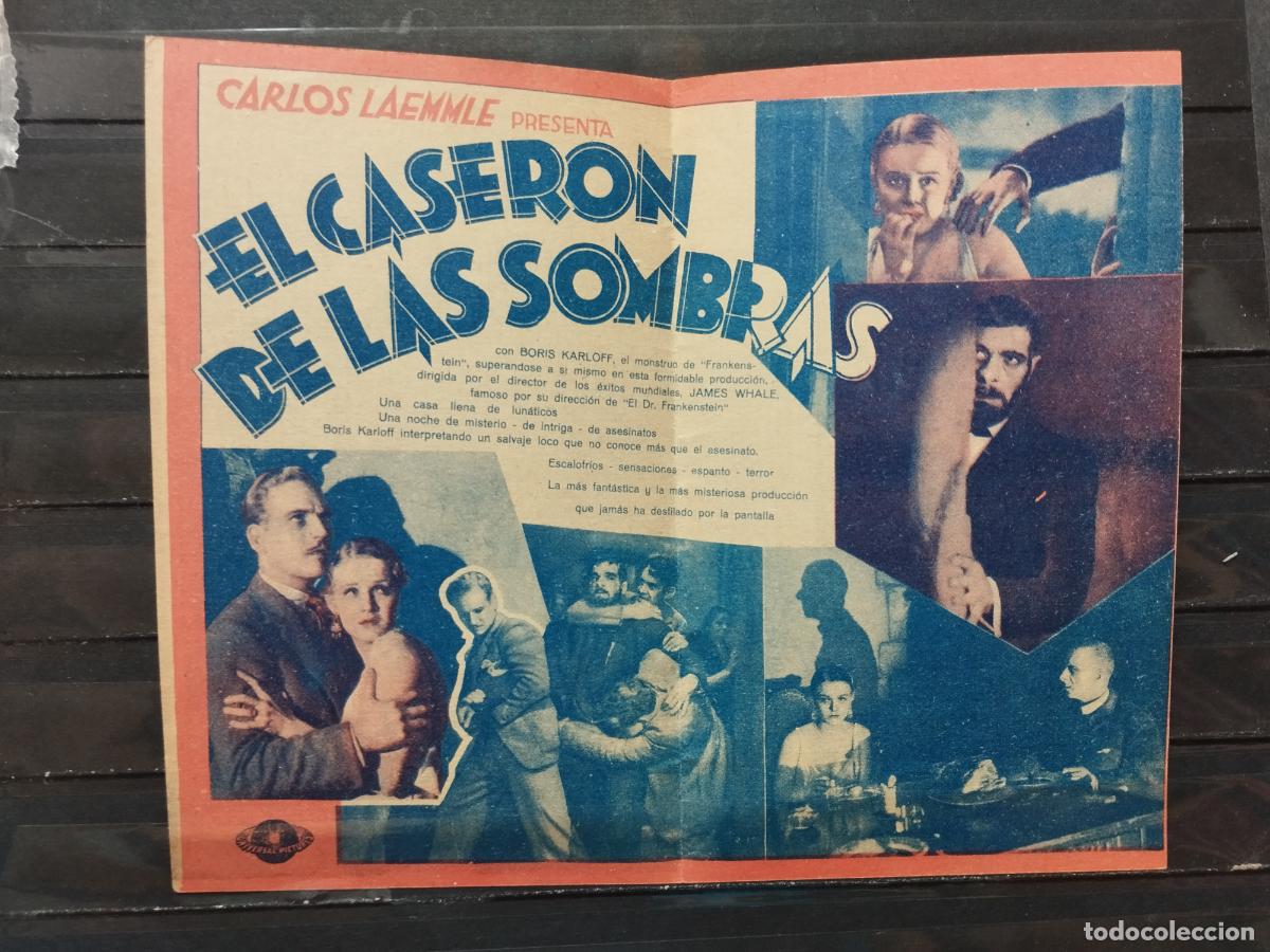 Cine: BZB PROGRAMA DE CINE. DOBLE. EL CASERON DE LAS SOMBRAS. PERFECTO. - Foto 2