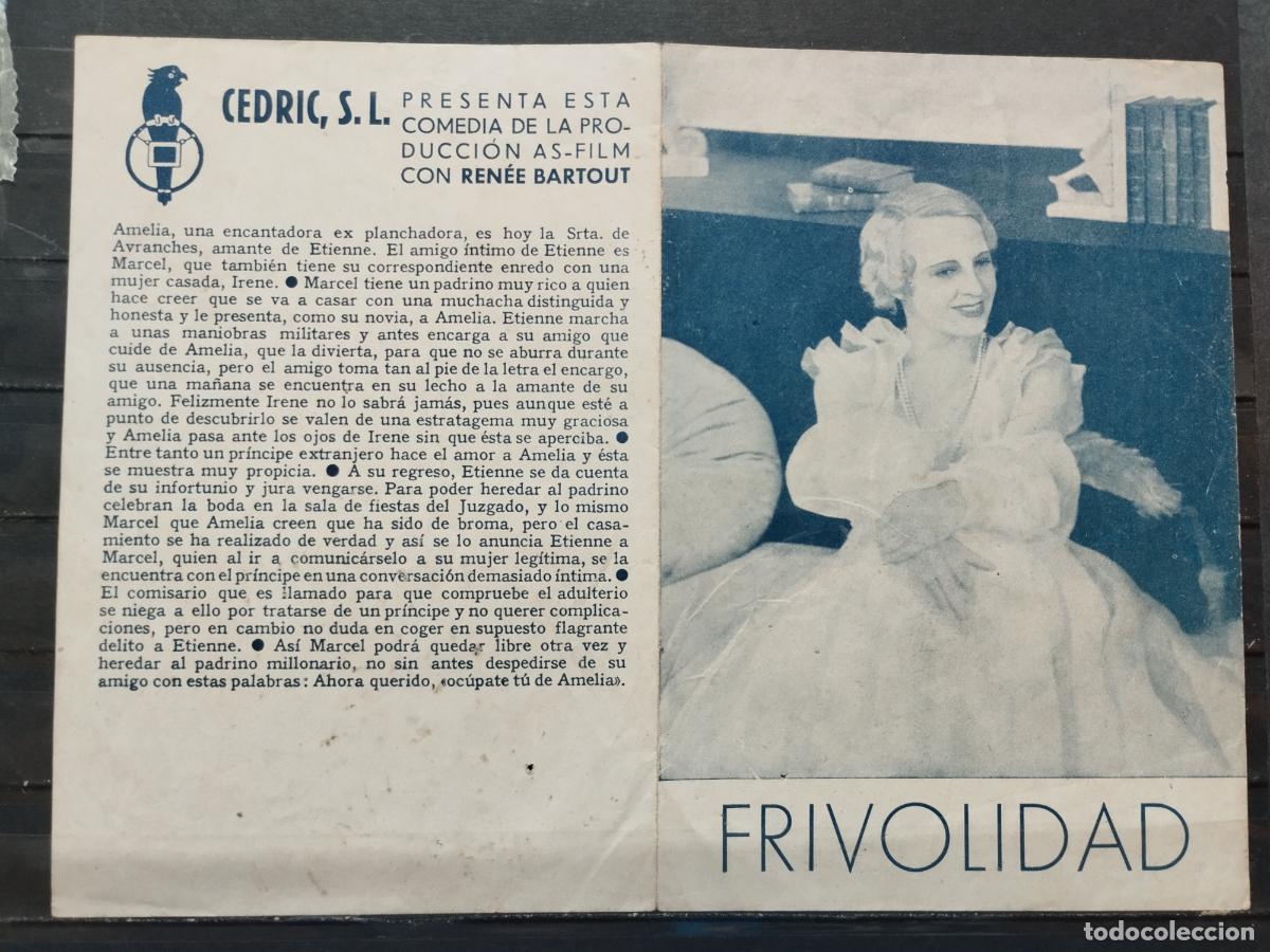 Kino: BZB PROGRAMA DE CINE. DOBLE. FRIVOLIDAD. LIGEROS DOBLECES Y PUNTO DE CHINCETA EN REVERSO.