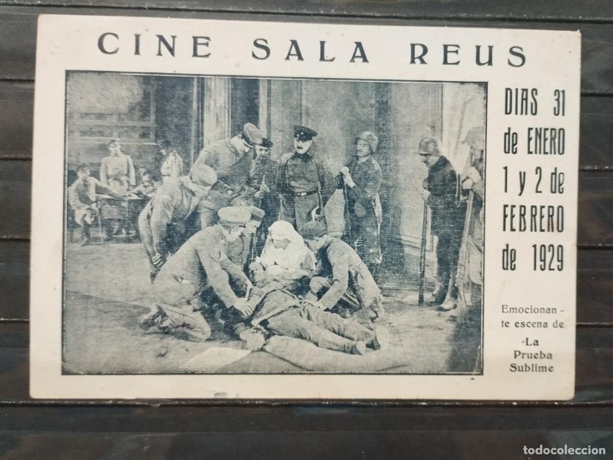 Foglietti di film di film antichi di cinema: BZB PROGRAMA DE CINE. TARJETA. LA PRUEBA SUBLIME. LIGERO DESCARNE Y ESQUINA DOBLADA.