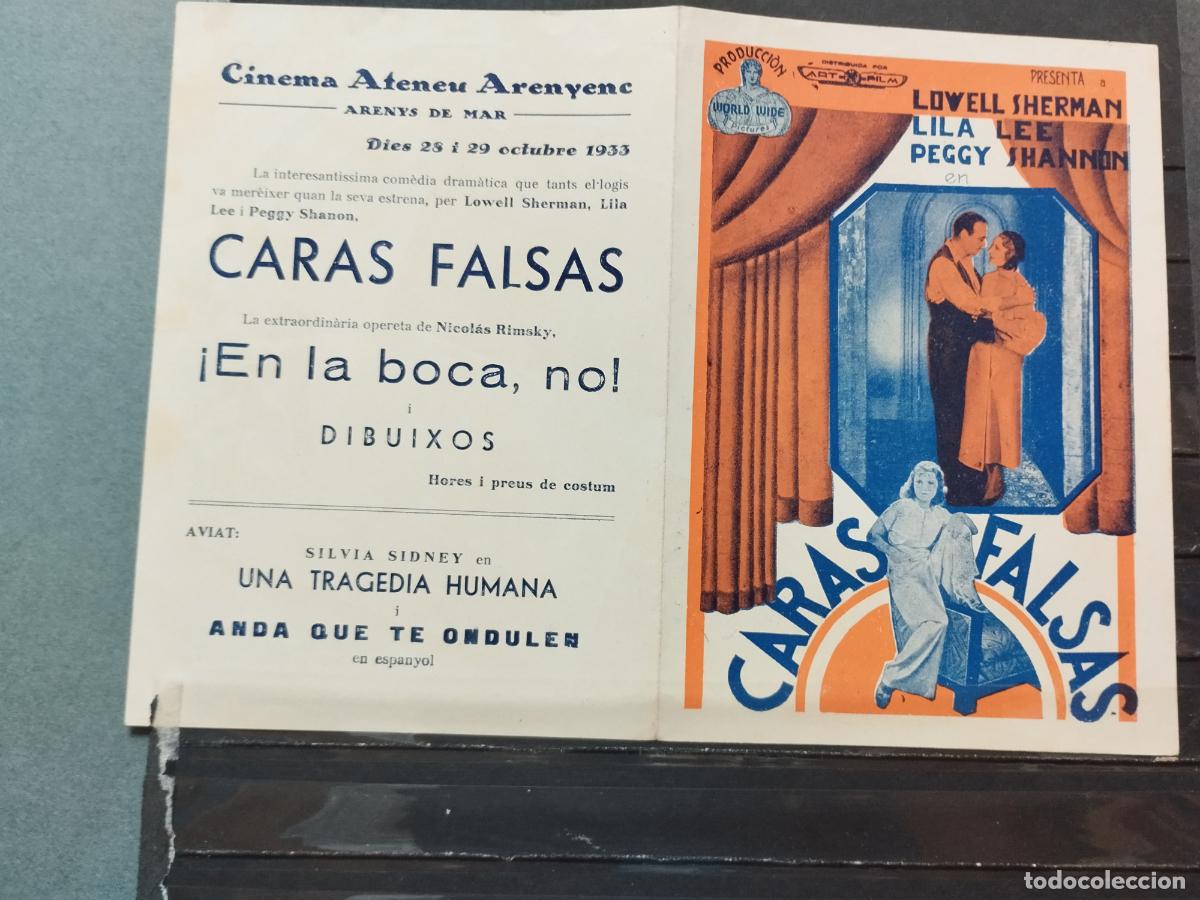 Cine: BZB PROGRAMA DE CINE. DOBLE. CARAS FALSAS. - Foto 1