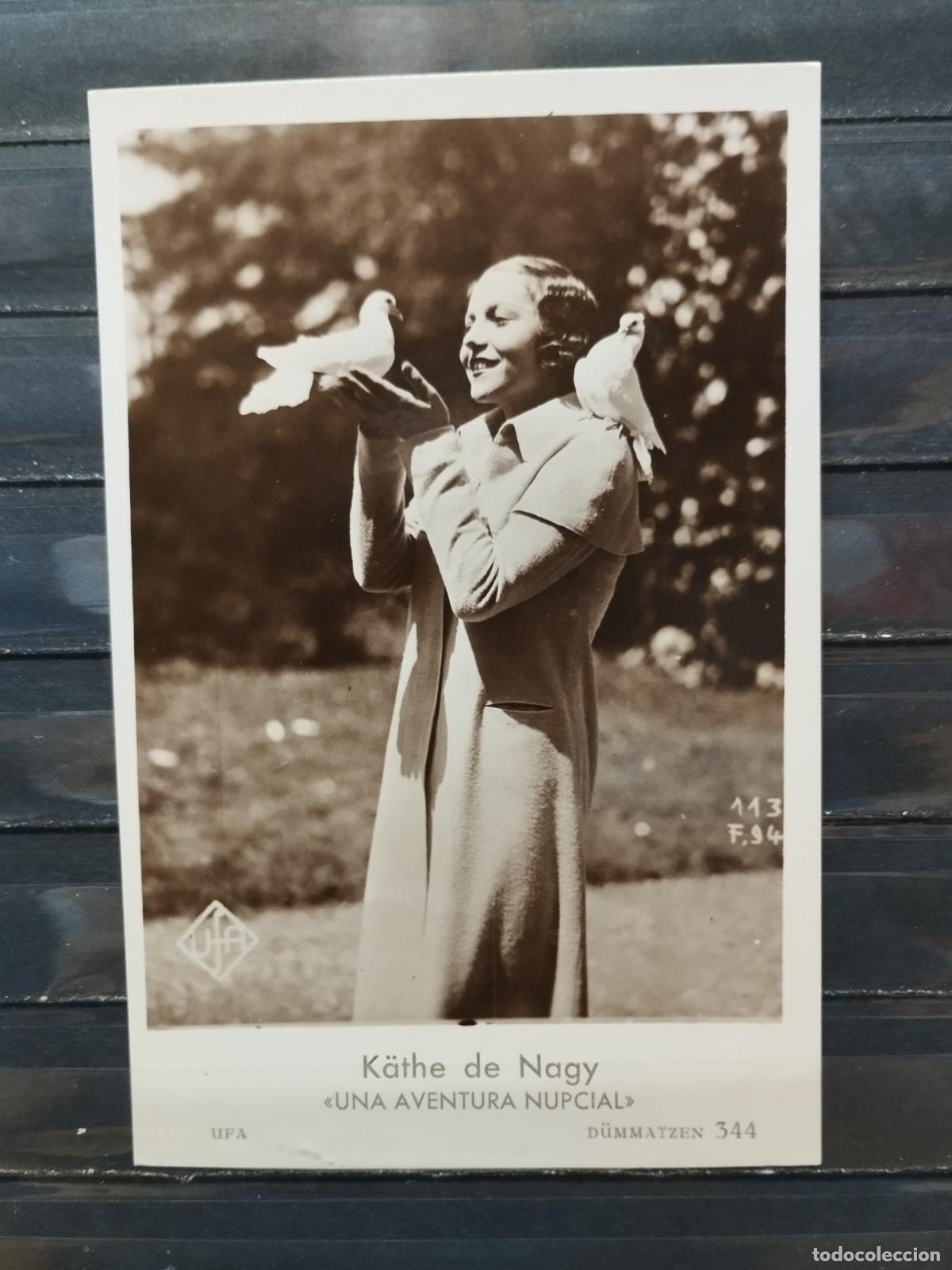 Kino: BZB PROGRAMA DE CINE. TARJETA. UNA AVENTURA NUPCIAL. CON K&Auml;THE DE NAGY.