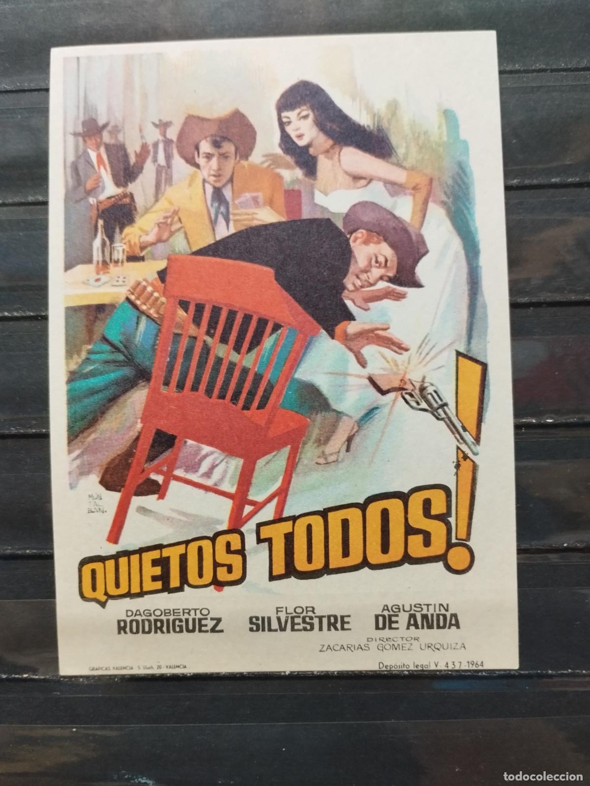 Cine: BZB PROGRAMA DE CINE. SENCILLO. QUIETOS TODOS. SIN DORSO. - Foto 1