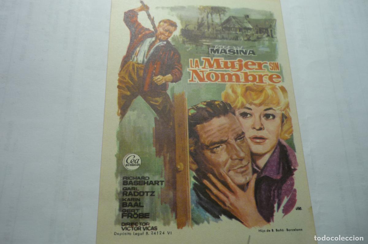 Cine: programa la mujer sin nombre -giuletta masina - Foto 1