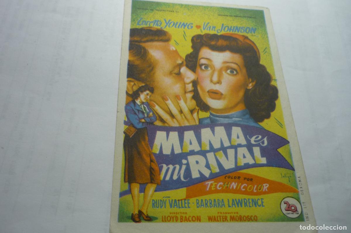 Cine: programa mama es mi rival.-loretta young publicidad
