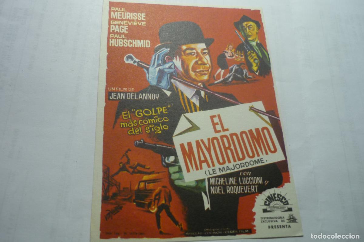 Cine: programa el mayordomo.-paul meurisse - Foto 1
