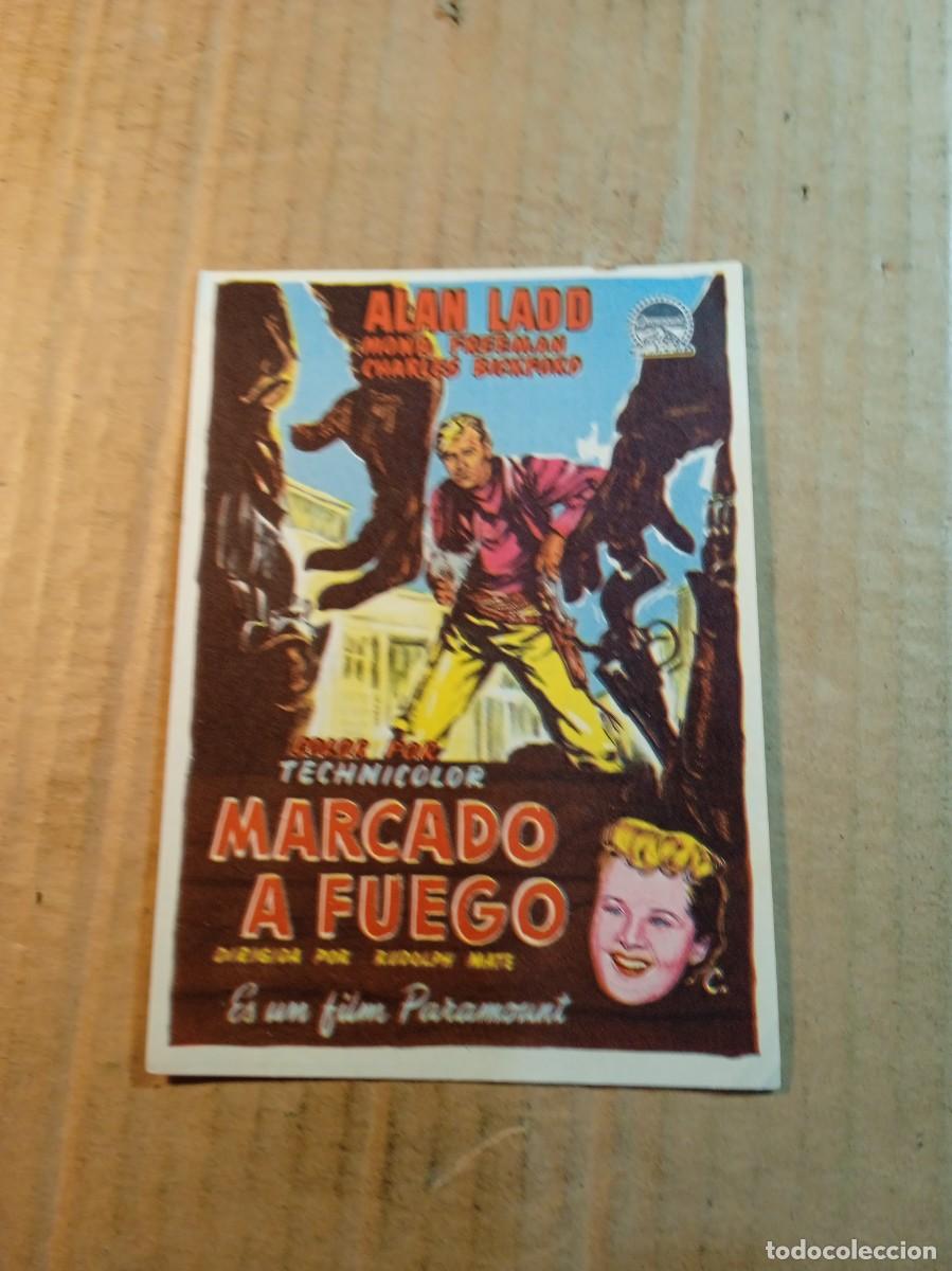 Kino: FOLLETO DE MANO CON PUBLICIDAD MARCADO A FUEGO