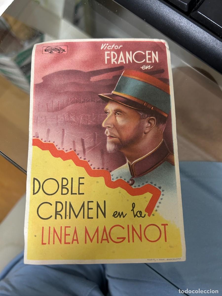 Cine: &ordm;532 doble crimen en la tienda maginot sin publicidad buen estado