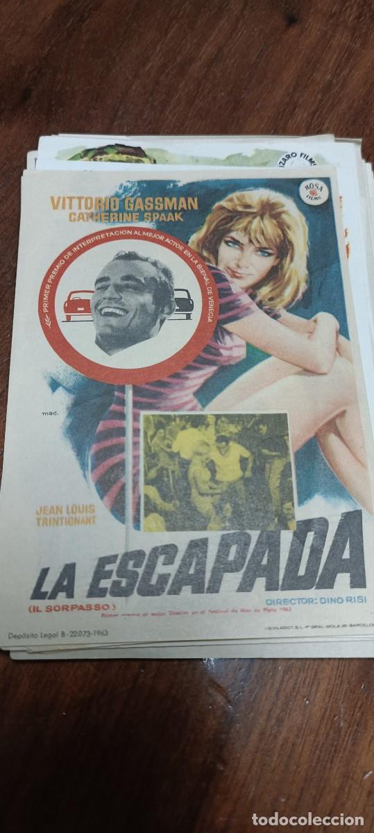Kino: La escapada.Folleto mano