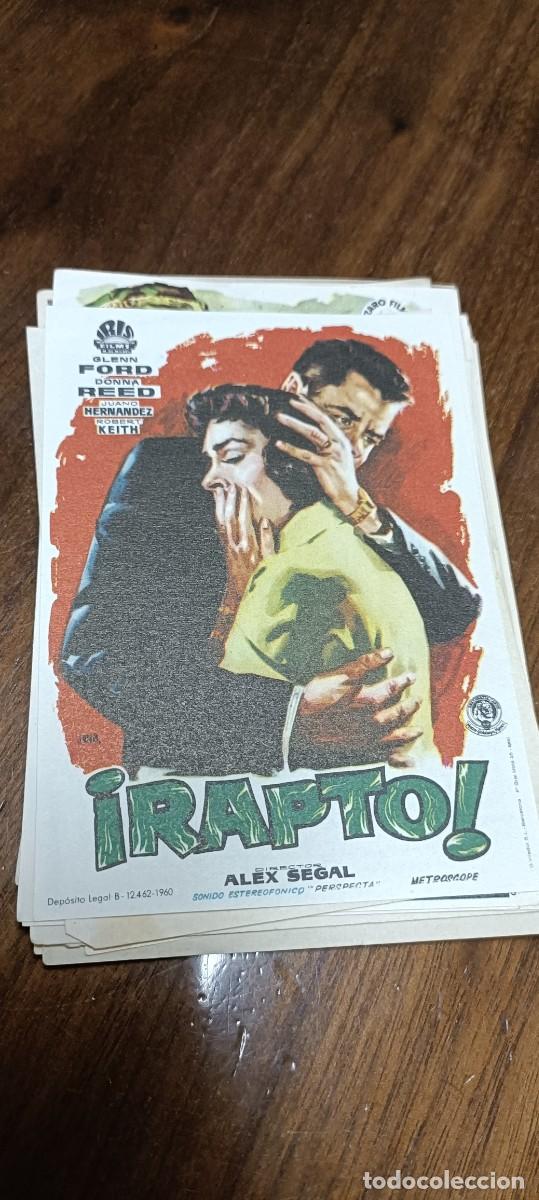  Foglietti di film di film antichi di cinema: !Rapto!.Folleto mano